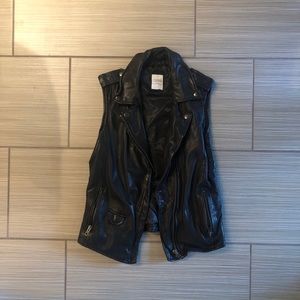 Carmar Genuine Leather Moto Vest